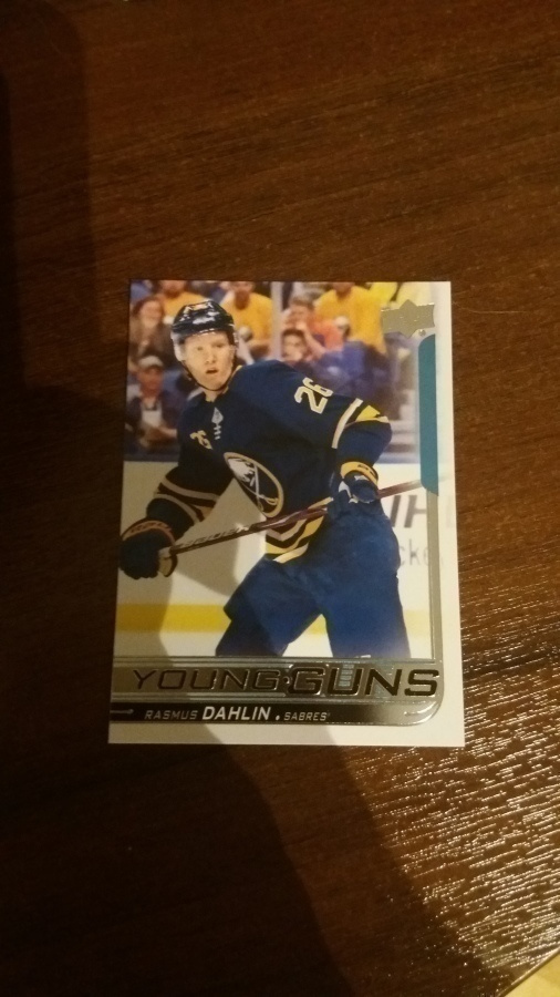 2018-19 Upper Deck Young Guns Rasmus Dahlin #201
