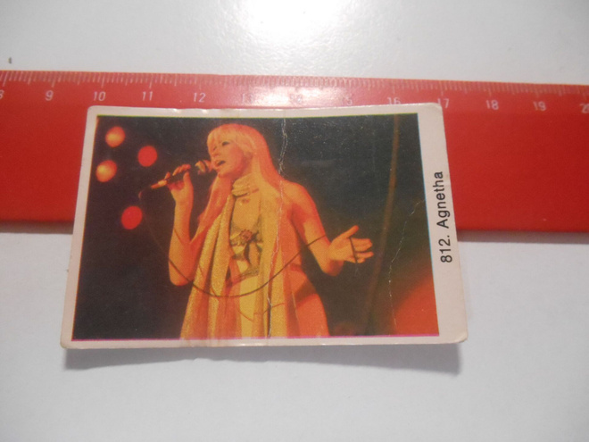 K11. Nya Popbilder purkkakuva # 812 Agnetha ABBA