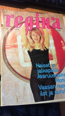 Regina 12/1972: Monica ja Ami Aspelund, Väinö Linna ym