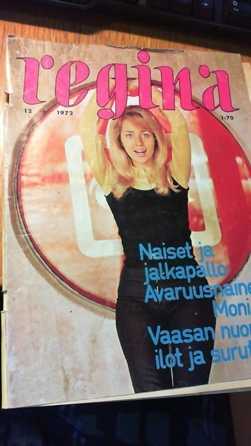 Regina 12/1972: Monica ja Ami Aspelund, Väinö Linna ym