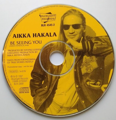 Aikka Hakala: Be Seeing You Promo CDs
