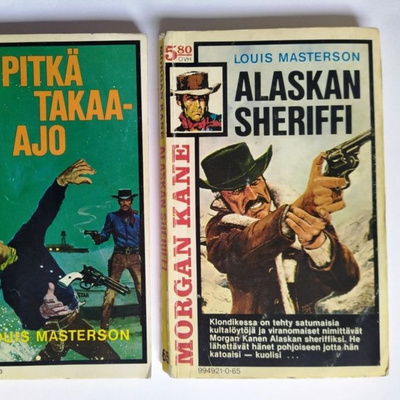 Morgan Kane 2 kpl N:o 63 Pitkä takaa-ajo ja N:o 65 Alaskan s