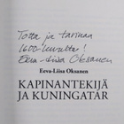 Eeva-Liisa Oksanen : Kapinantekijä ja kuningatar (signeer... - pikkukuva 3