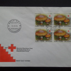 FDC Punainen Risti 1,00+0,20 nelilö 13.9.1978 LaPe 831 - pikkukuva 1