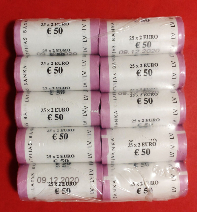 Latvia 250 kpl 2 € 2021, Latvia 100 vuotta.