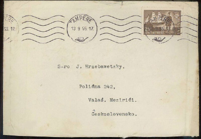 1955 Oulu kirje CSR:ään