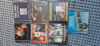 Suomirock 7 cd-levyä (Pekka Streng ym) HYVÄT!