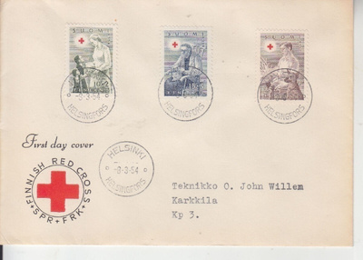 FDC 1954 PR sarja