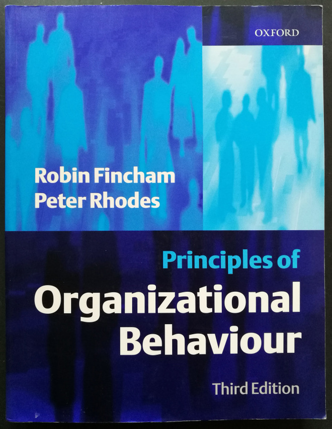Principles of Organizational Behaviour
