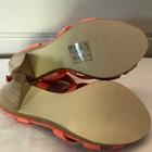 Korallinpunaiset korkosandaalit H&M, käyttämättömät, koko 39 - pikkukuva 4