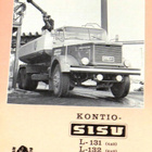 1970 Sisu L-131 / L-132 6x2 Kontio -Sisu esite - KUIN UUSI - pikkukuva 1