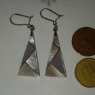 ISO riipus mother of pearl Aitoa simpukka korvakorut - pikkukuva 5