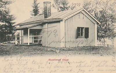 Postikortti, RUNEBERGin tupa, v 1904