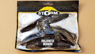 Storm jigi 10 cm, PJM04 musta-kulta > katso Huom!