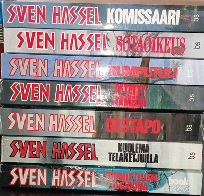 Sven Hassel 7 kirjaa pakettina