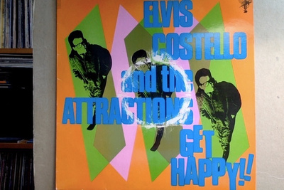 ELVIS COSTELLO :: GET HAPPY :: VINYYLI LP .. 1980 !!