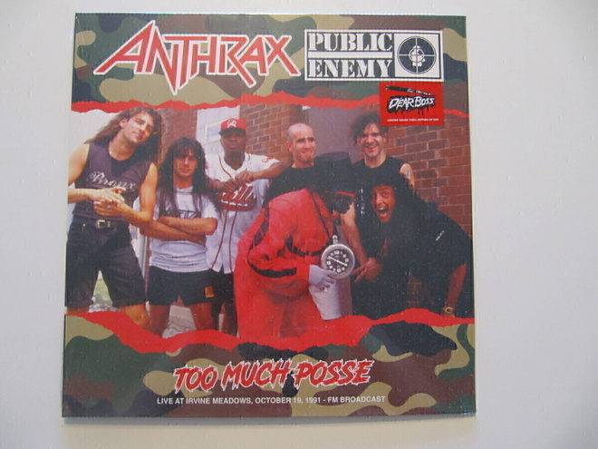 Anthrax & Public Enemy  Too Much Posse Värivinyyli LP