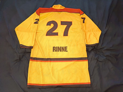 Jouni Rinne jäädytetty pelipaita