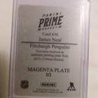 12-13 Prime James Neal Printing Plate 1/1 - pikkukuva 1
