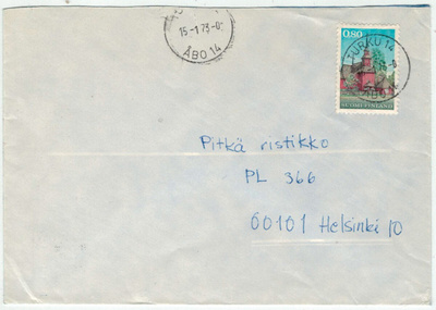 M63 1970 80p Keuruun kirkko kaunis kuori