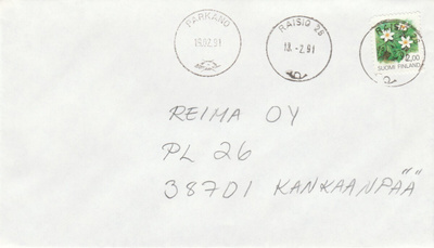 Postileima, Satelliittileima  PARKANO+RAISIO