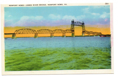 Vanha kortti, Yhdysvallat, James River Bridge