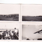 4 VANHAA Valokuvaa Lentokoneet Liitokone 1920-l 3,5 x 4,5 cm - pikkukuva 1