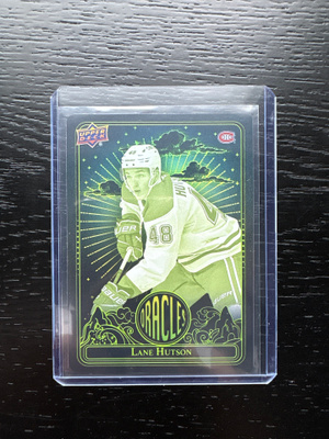 2024-25 Upper Deck Oracles Green Rare #O55 Lane Hutson SP