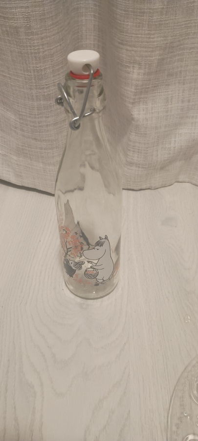 Muumi lasipullo korkilla Muurla 0.5l