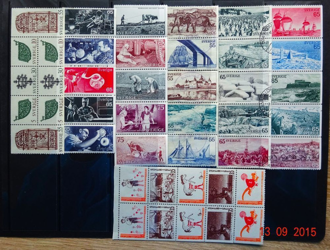 RUOTSI 28. HYVÄT 7 KPL* VIHKOJA= 41 KPL MERKKEJÄ 1960-70 LUV