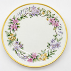 Bing & Grøndahl kukkalautanen, kultareuna, 23 cm - pikkukuva 1