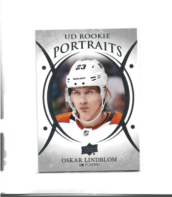 OSKAR LINDBLOM - UD ROOKIE PORTRAITS #P-71 - UD 2018-19