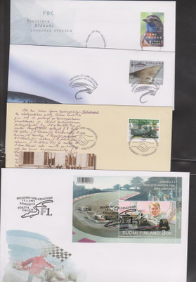 FDC 1999 kaikki 18 FDC kuorta