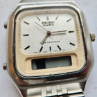 VANHA Kello Seiko Alarm Chronograph Water Resistant - pikkukuva 2