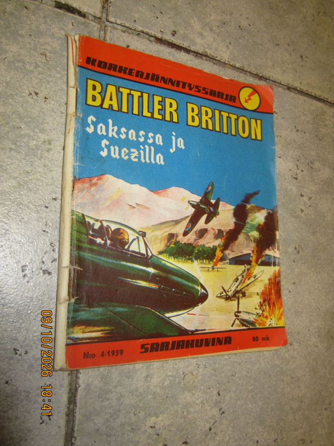 Korkeajännityssarja 4/1959, Battler Britton: Saksassa ja..