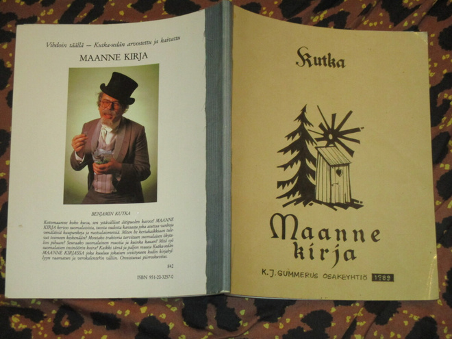 kirja - BENJAMIN KUTKA - Maanne Kirja 1988