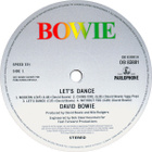 David Bowie – Let's Dance, 180 Gram,Remastered - pikkukuva 3