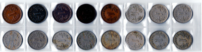 1 markka 16 kpl, 1928 - 1951