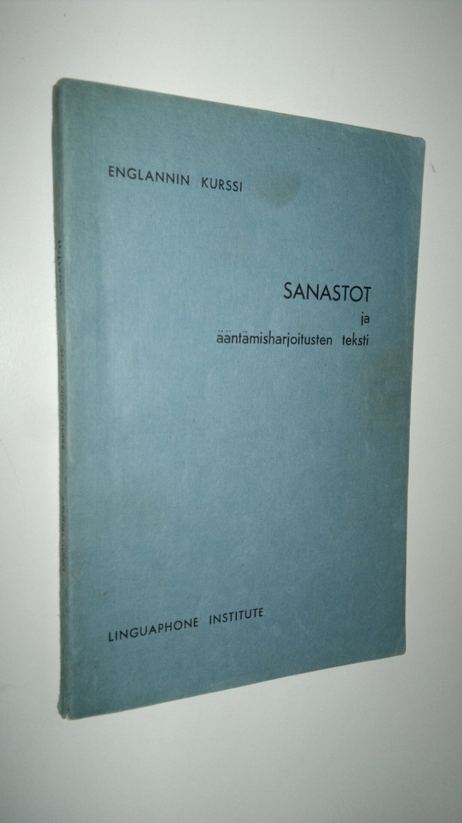 Englannin kurssi - sanastot ja ääntämisharjoitusten teksti