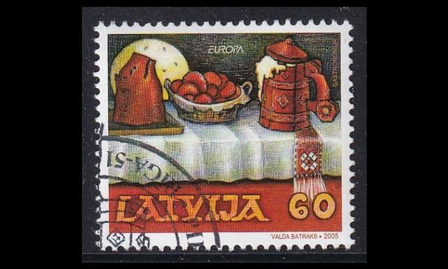 Latvia 635 o Europa gastronomia (2005)