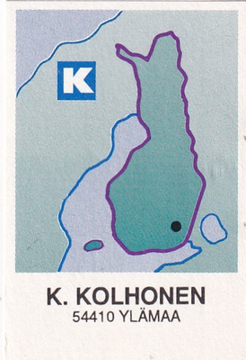 Ylämaa, K. Kolhonen. Kesko, kartta .s43