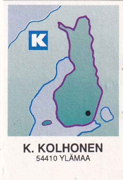 Ylämaa, K. Kolhonen. Kesko, kartta .s43