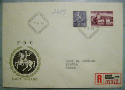 FDC-Yleismerkki1.6.1963 (112)