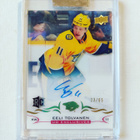 Eeli Tolvanen - 18-19 UD Clear-Cut Exclusives Rookie AU /65 - pikkukuva 1