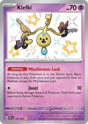 Klefki 159/091 - Paldean Fates - NM/M