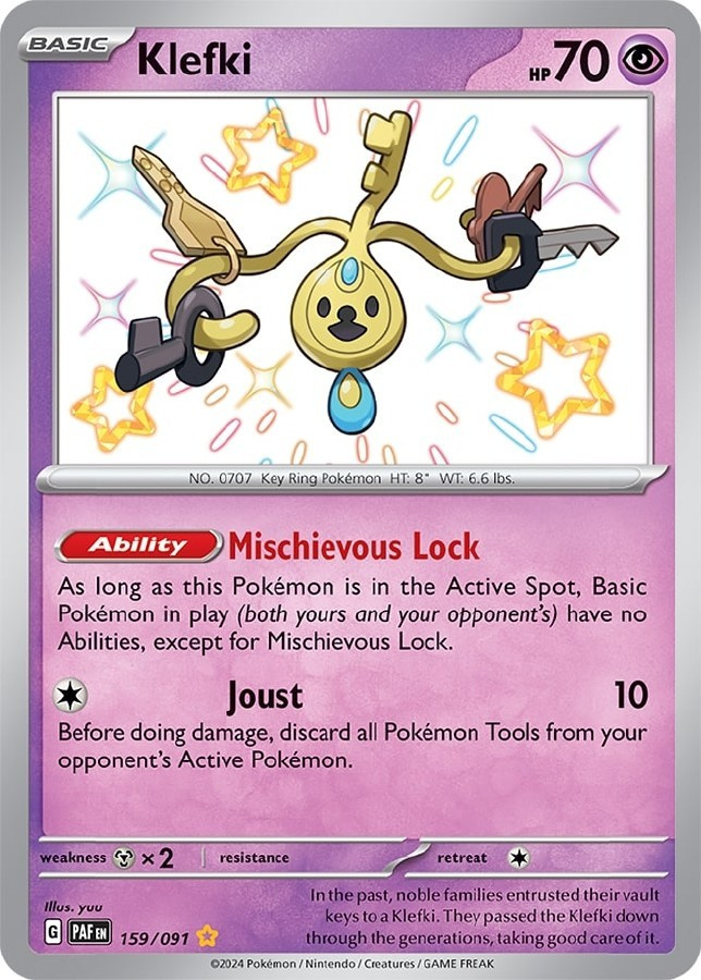 Klefki 159/091 - Paldean Fates - NM/M