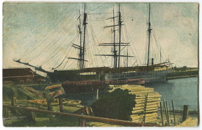 Kokkola Ykspihlajan satama 1900-luvun alku