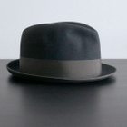 Brixton Gain Black Fedora tyylinen hattu 59 (musta) - pikkukuva 3