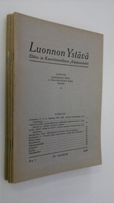 Luonnon ystävä vuosikerta 1929