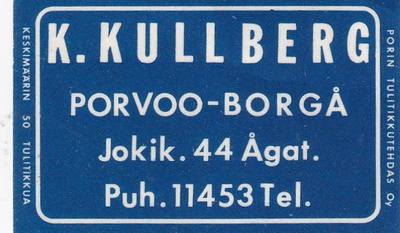 Porvoo - Borgå K. Kullberg b575